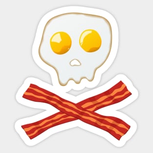 Eggs and Crossed Bacon Sticker